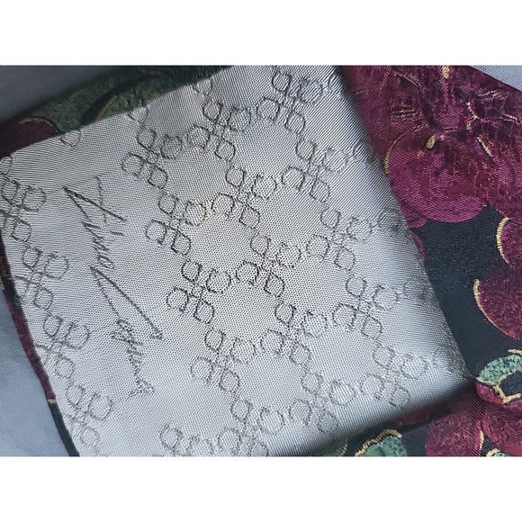 vintage tino cosina silk floral tie made in italy - Picture 6 of 7